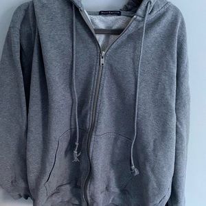 Brandy Melville Gray christy hoodie